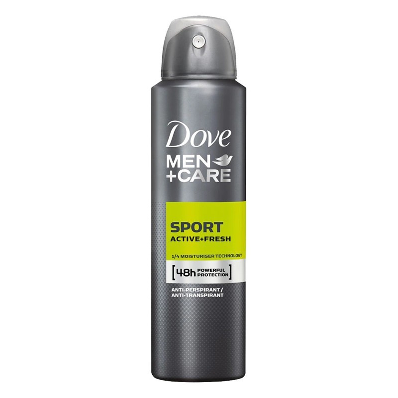 Set 2 x Deodorant Antiperspirant Spray Dove Men Care Sport Active Fresh, pentru Barbati, 250 ml