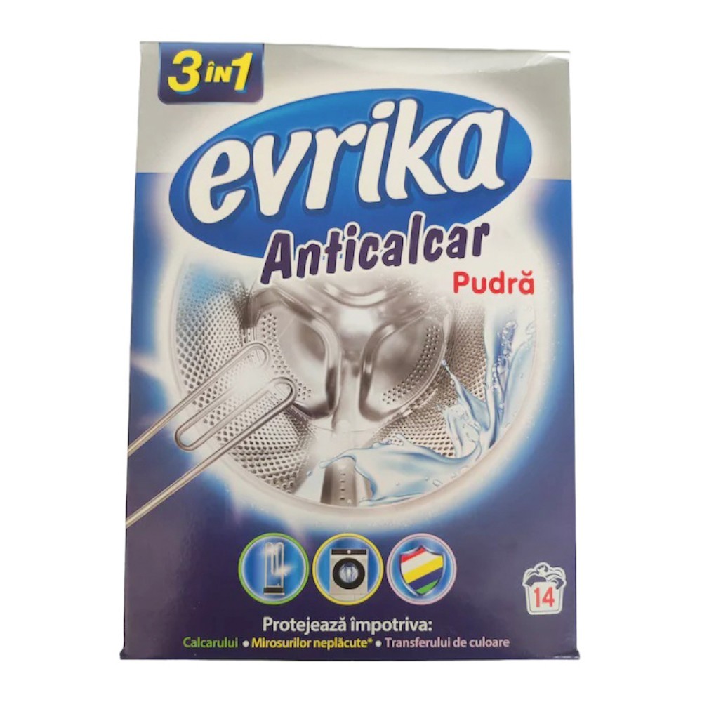 Set 3 x Pudra Anticalcar Evrika, 420 g