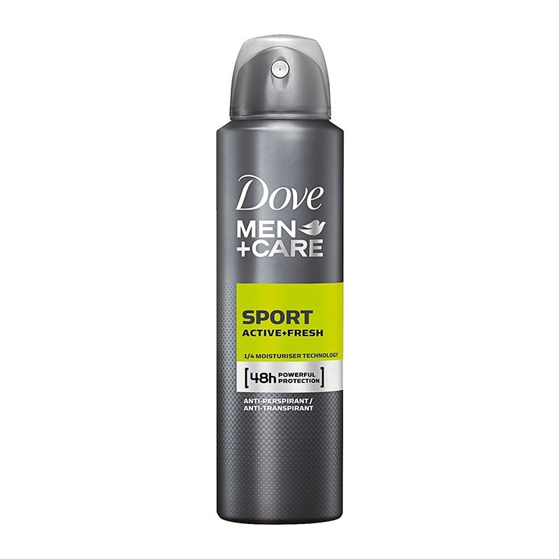 Set 3 x Deodorant Antiperspirant Spray Dove Men Care Sport Active Fresh, pentru Barbati, 150 ml