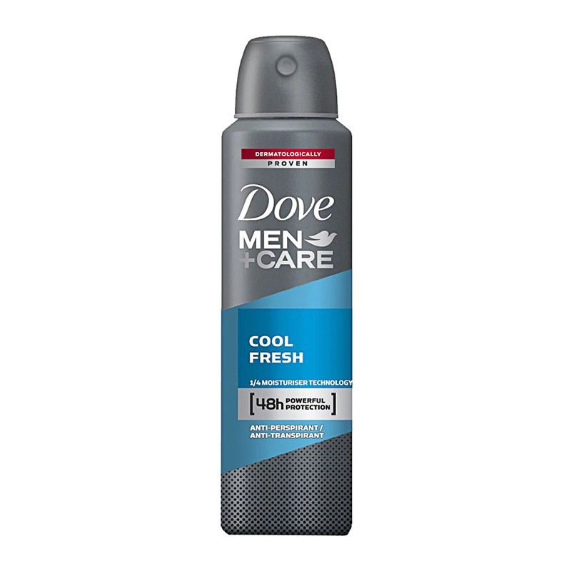 Set 3 x Deodorant Antiperspirant Spray Dove Men Care Cool Fresh, pentru Barbati, 150 ml