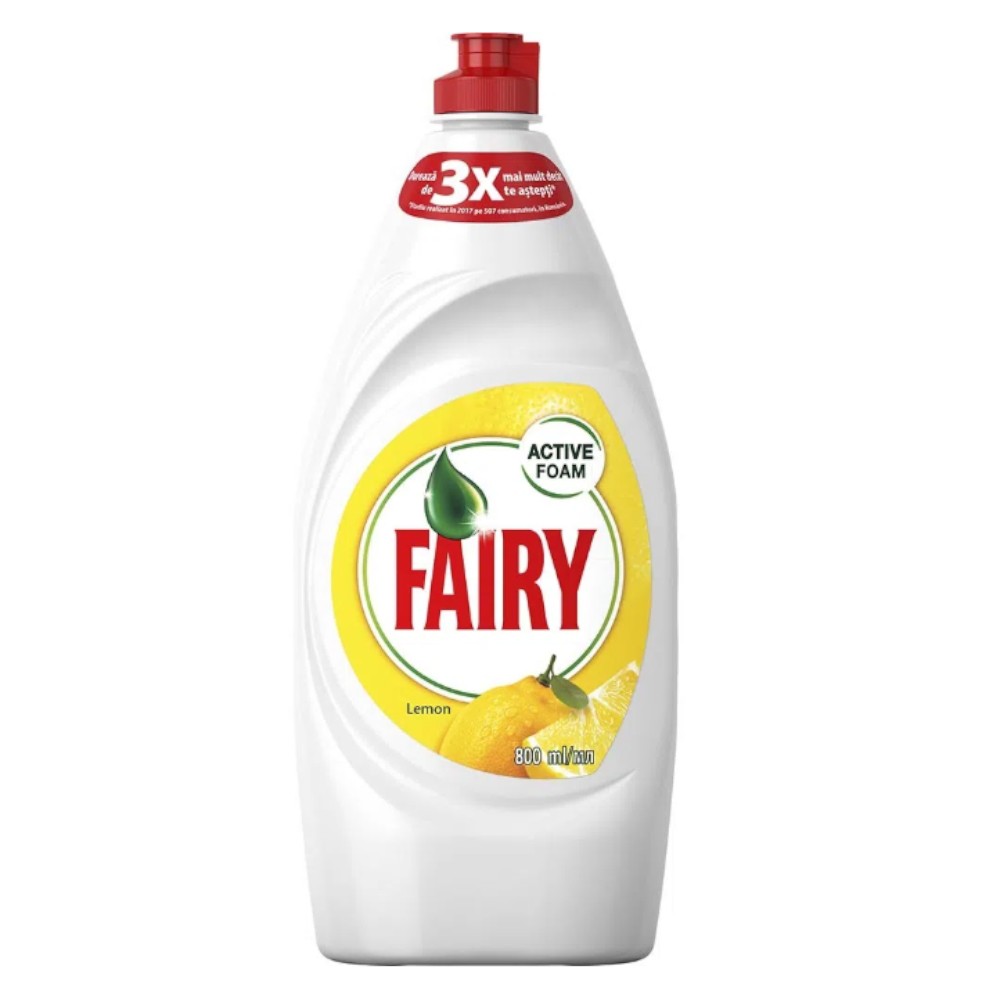 Detergent de Vase Fairy Lemon, 800 ml