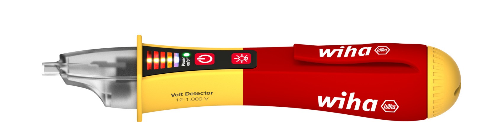 Detector Tensiune, Unipolar, fara Contact, SB 255-13, 12 - 1.000V, incude 2xAAA Baterii, Wiha
