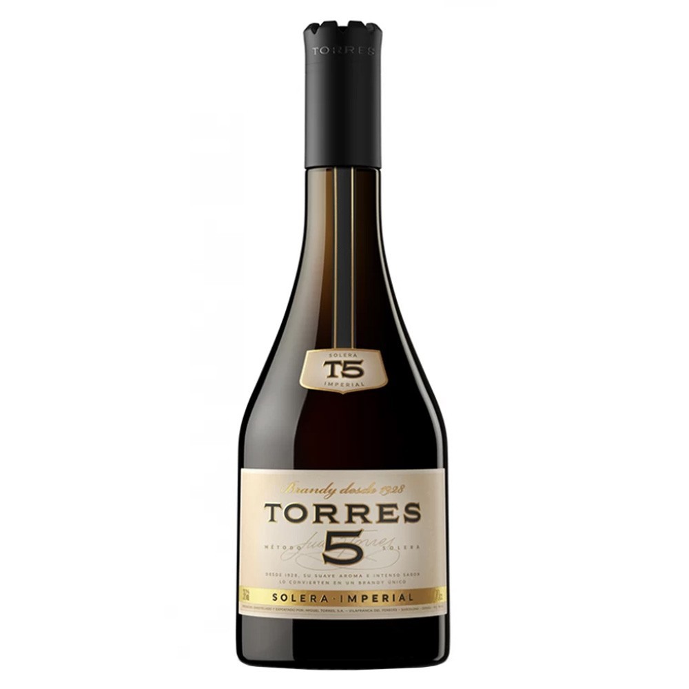 Set 4 x Brandy Solera Imperial T5 Miguel Torres, 38% Alcool, 0.7 l