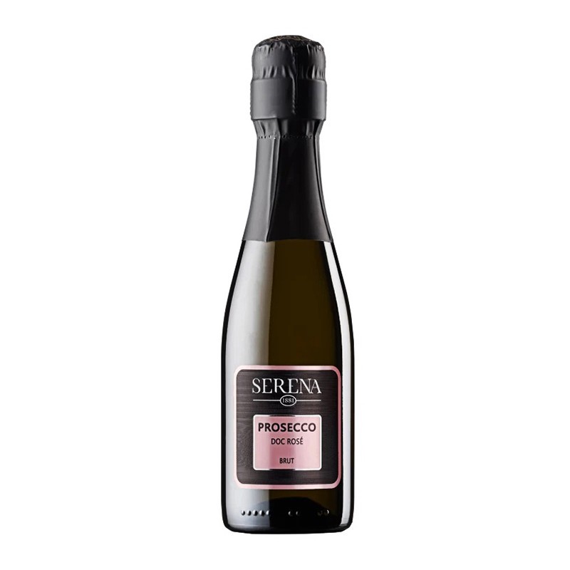 Set 4 x Vin Spumant Serena Wines 1881 Prosecco, Rose, Sec, 0.2 l