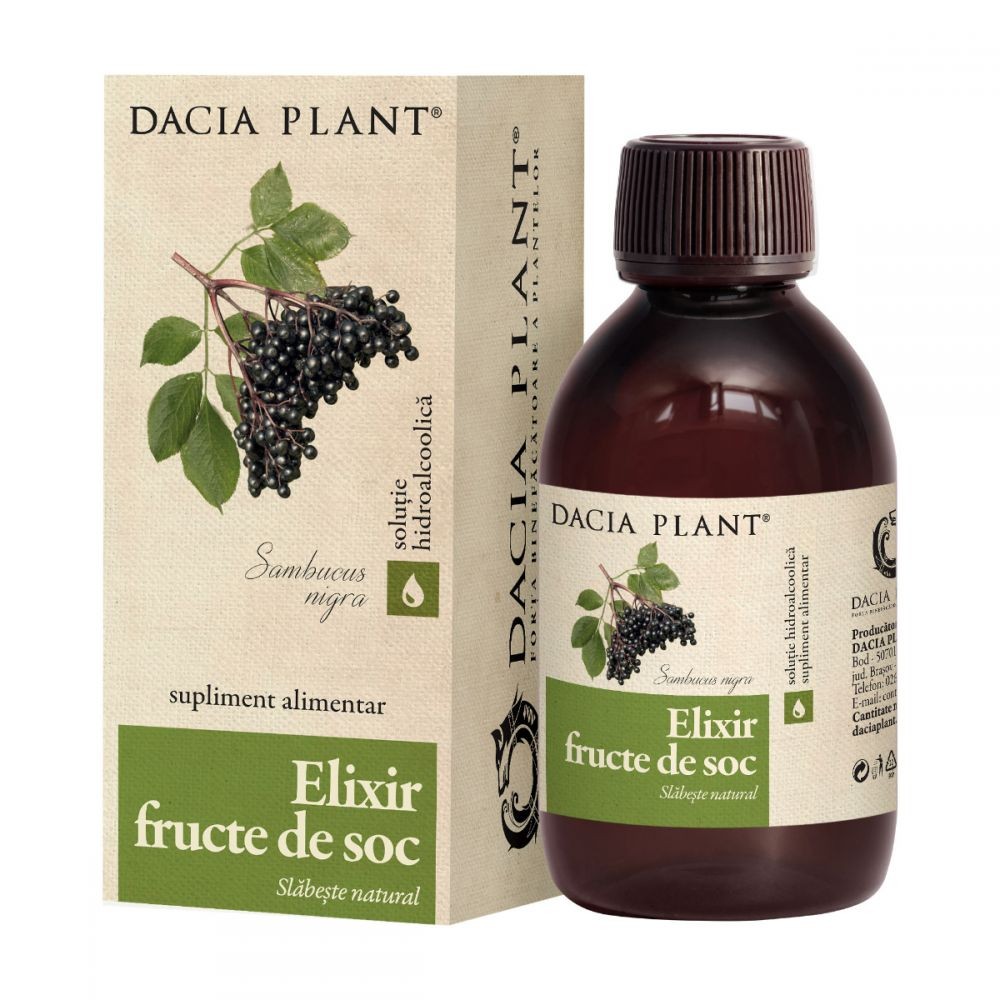 Elixir din Fructe de Soc, 200 ml Dacia Plant