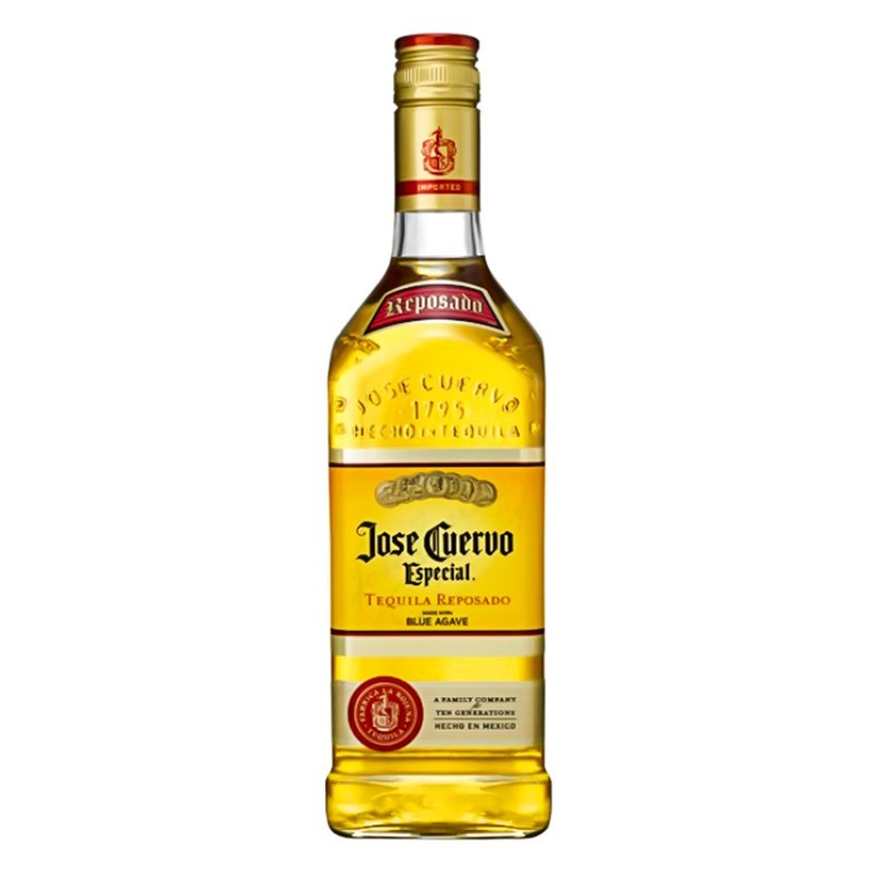 Set 4 x Tequila Jose Cuervo Gold 38% Alcool, 1 l