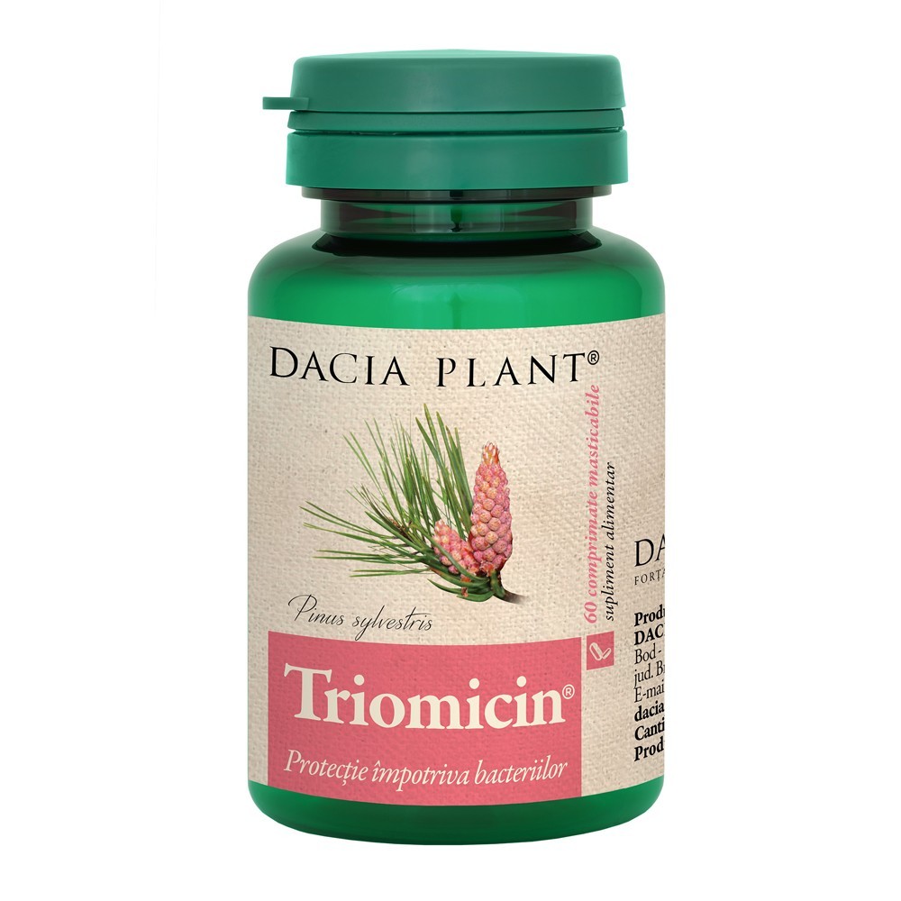 Set 2 x Triomicin, 60 Comprimate, Dacia Plant