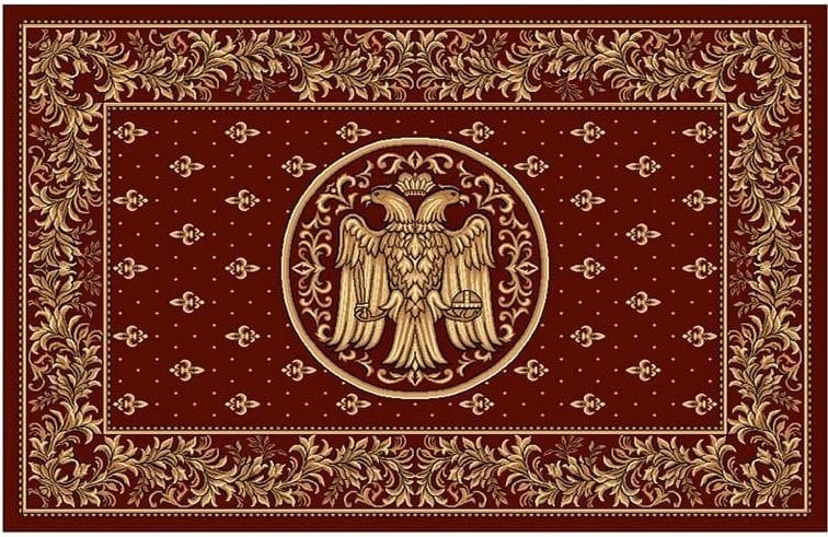 Covor Bisericesc Dreptunghiular, 200 x 400 cm, Rosu, Lotos 15077/210