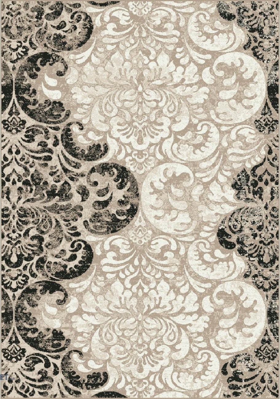 Covor Dreptunghiular, 160 x 230 cm, Crem / Maro, Model Cappuccino 16116