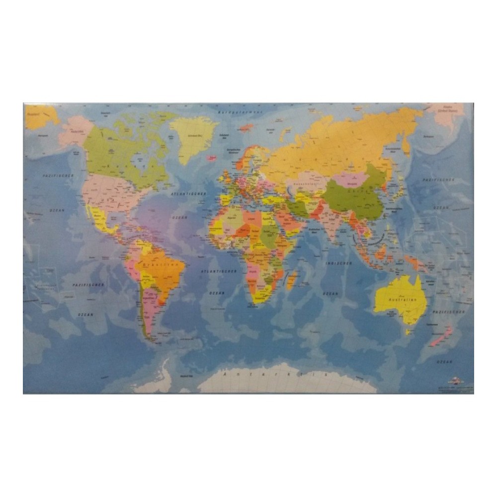 Mapa pentru Birou, Harta Lumii, 68 x 44 cm