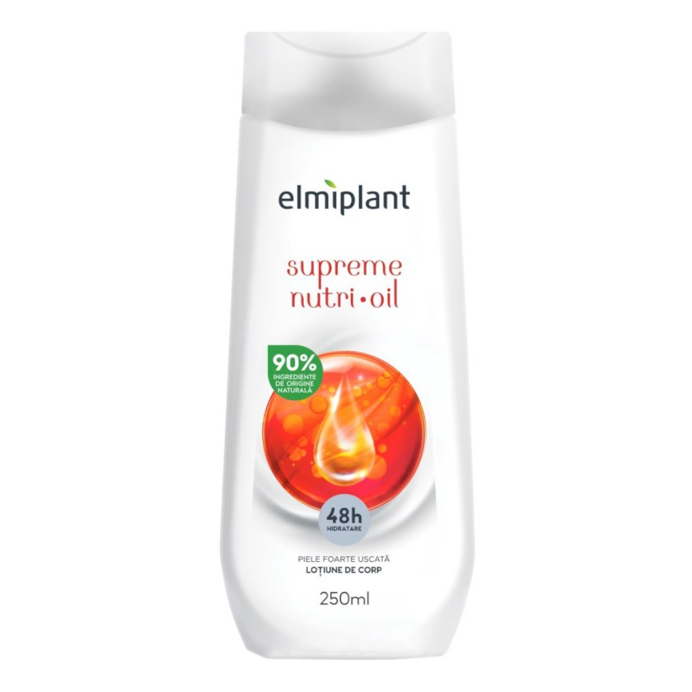 Lotiune de Corp Elmiplant Supreme Nutri Oil, pentru Piele Foarte Uscata, 250 ml