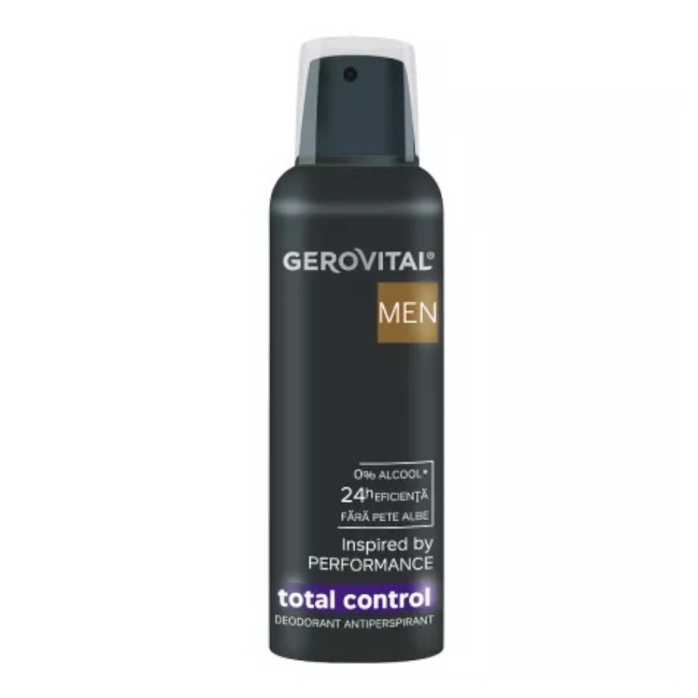 Deodorant Antiperspirant Gerovital Men Total Control, 150 ml