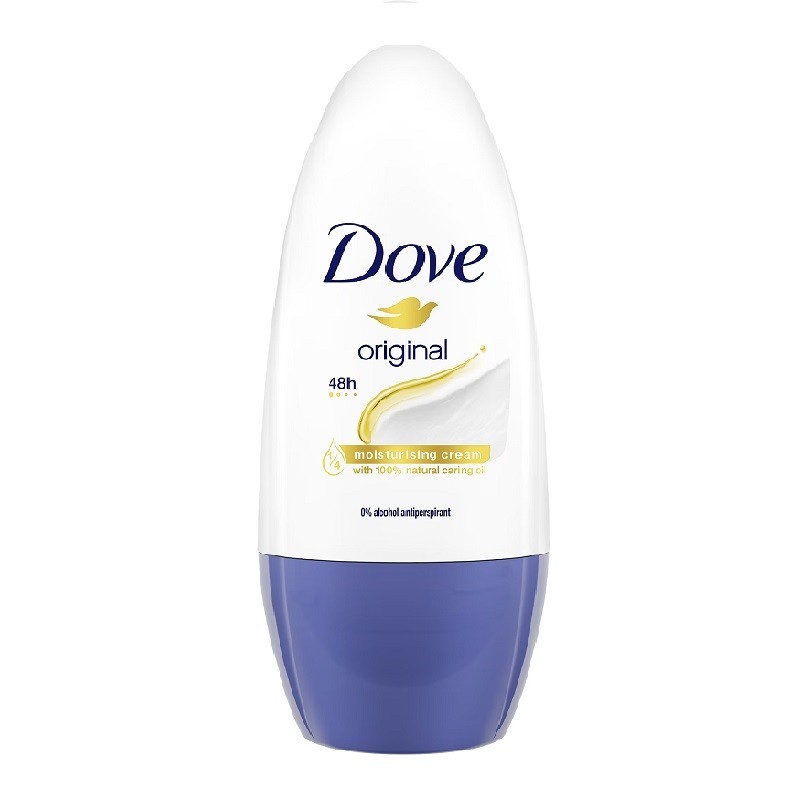 Set 4 x Deodorant Antiperspirant Roll-On Dove Original, 50 ml