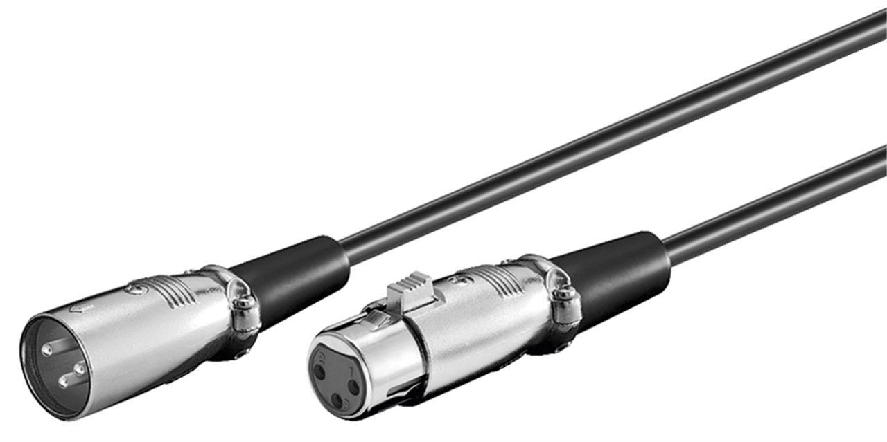 Cablu XLR 3p Tata - XLR 3p Mama 6m
