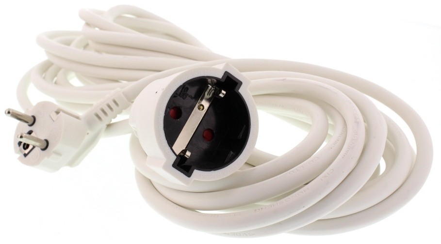 Cablu Prelungitor Electric Alb, IP20, Sectiune Cablu 3 x 1.5mm2, Lungime 10 m, Well