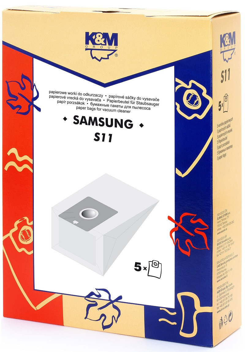 Sac Aspirator Samsung VP77, Hartie, 5 x Saci, K&M