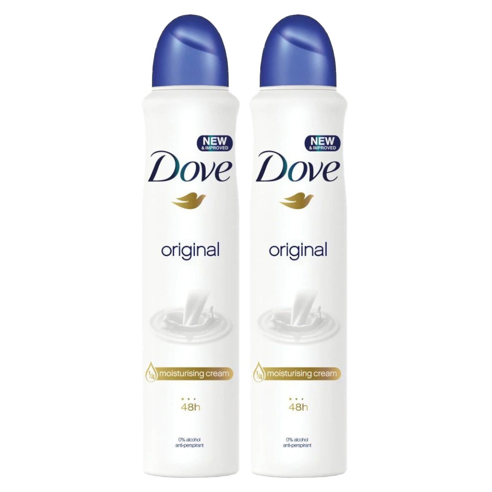 Set 2 x Deodorant Spray Dove Original, 250 ml