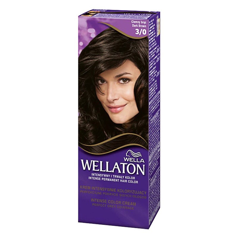 Set 2 x Vopsea de Par Permanenta Wella Wellaton Intense Color Creme 3/0 ...