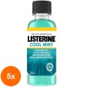 Set 5 x Apa de Gura Listerine Coolmint, 95 ml