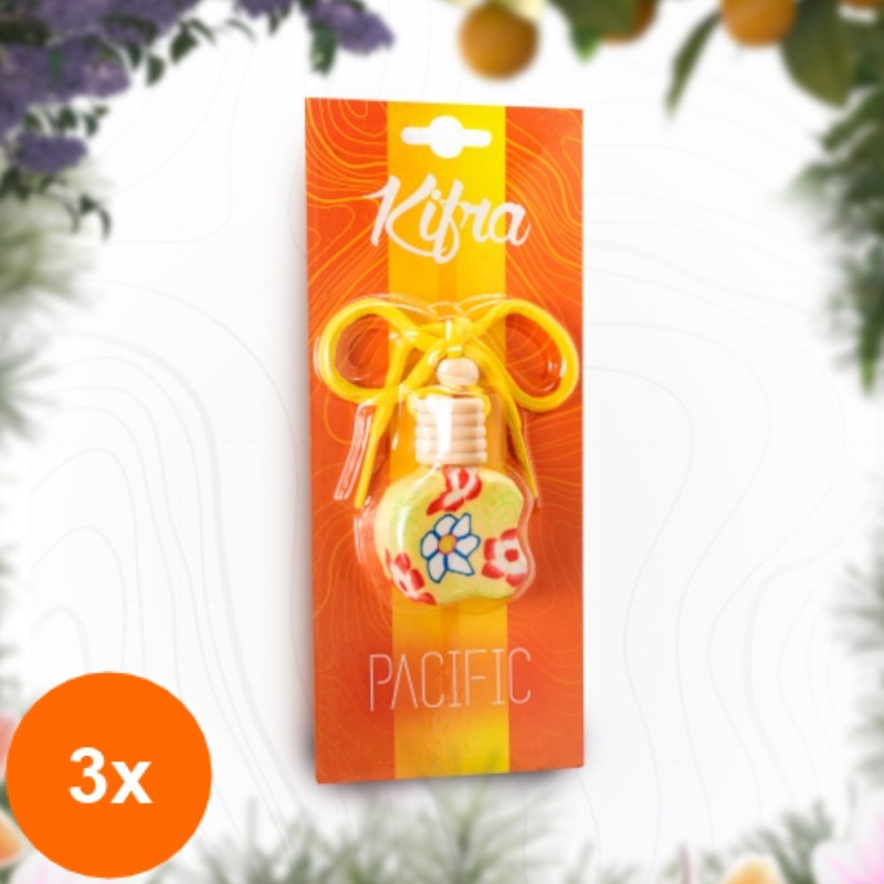 Set 3 x Parfum Auto Kifra Pacific, 10 ml