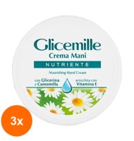 Set Crema de Maini Nutritiva Glicemille, 3 Bucati x 100 ml