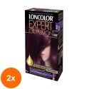 Set 2 x Vopsea de Par Permanenta Loncolor Expert Oil Fusion 5.62 Saten Violet Deschis, 100 ml