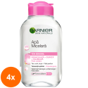 Set 4 x Apa Micelara Garnier Skin Naturals pentru Ten Sensibil, 100 ml