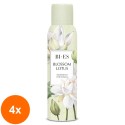 Set 4 x Deodorant Spray pentru Femei Bi-es Blossom Lotus, 150 ml