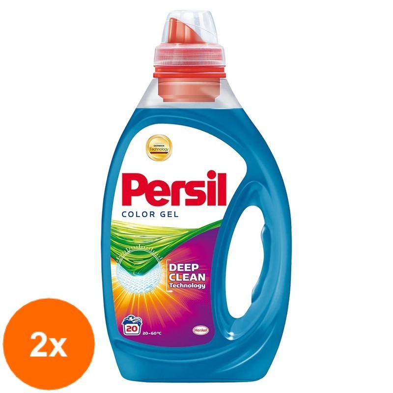 Set 2 x Detergent Lichid Persil Color Gel, 1 l