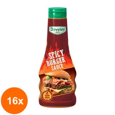 Set 16 x Sos Spicy Burger Develey 250 ml Pet...