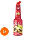 Set 2 x Pulpa Papaya 100% Concentrat Piure Fructe Mixer 1 l