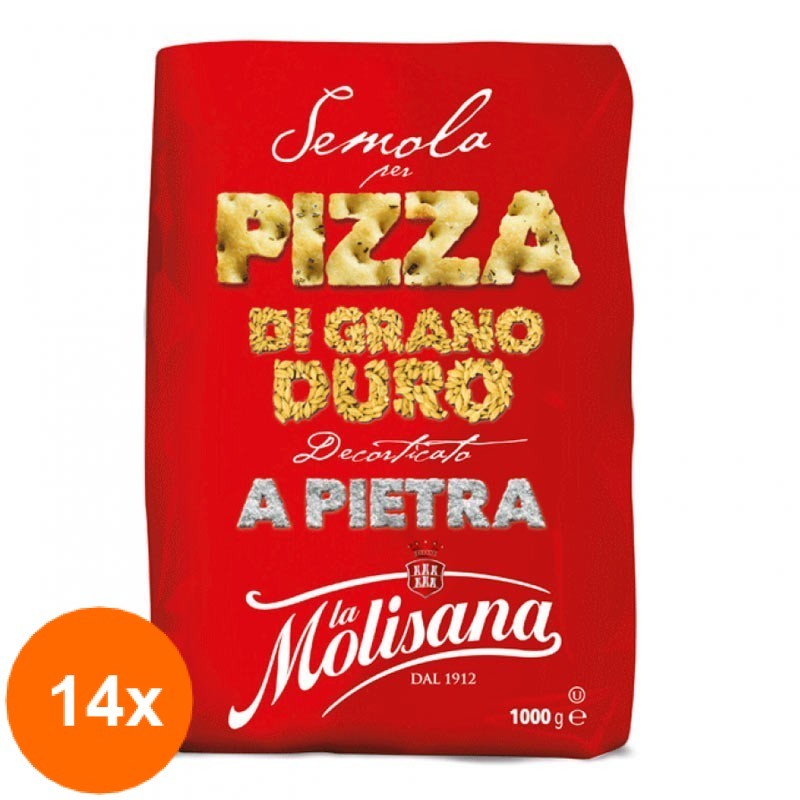 Set 14 x Faina pentru Pizza La Molisana, 1 kg