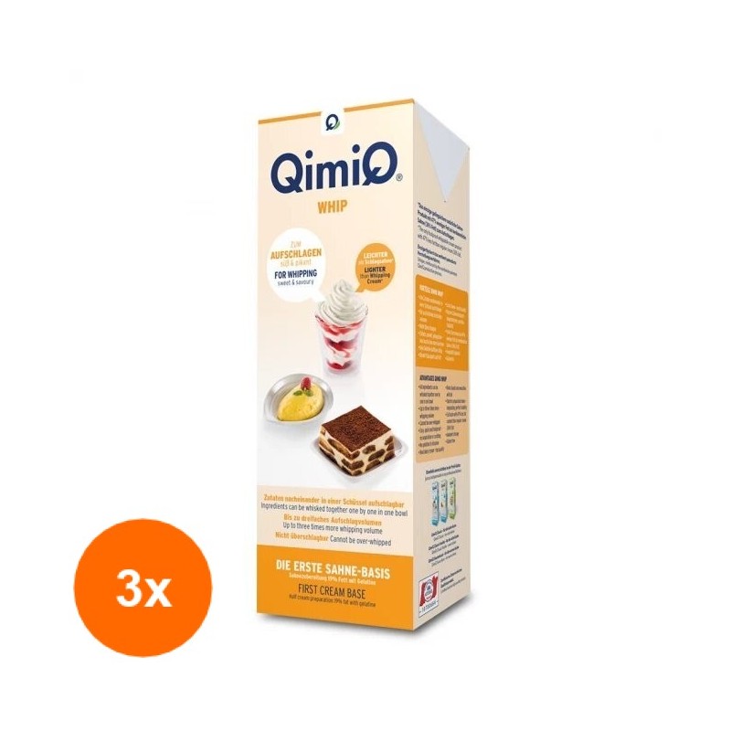 Set 3 x Frisca din Lapte Qimiq - 18% 1kg
