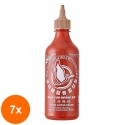 Set 7 x Sriracha Chilli With Garlic Flying Goose 455 ml