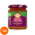 Set 12 x Sos Indian Mango Chutney Patak's, 340 g