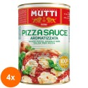 Set 4 x Sos de Rosii Mutti pentru Pizza Condimentat 4100 g