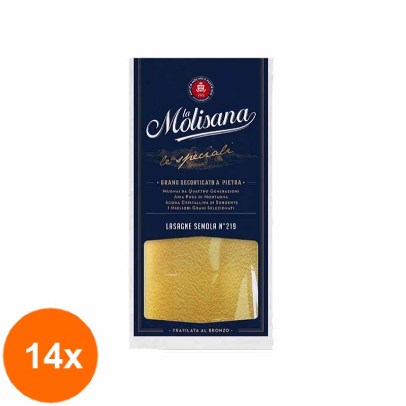 Set 14 x Paste lasagne di Semola No219 La Molisana, 500 g