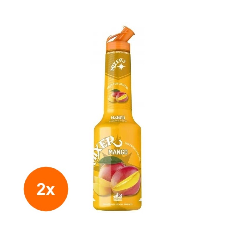 Set 2 x Pulpa Mango 100% Concentrat Piure Fructe Mixer 1 l
