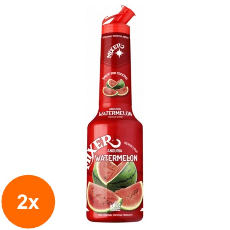 Set 2 x Pulpa Pepene Rosu Concentrat Piure Fructe Mixer 1 l
