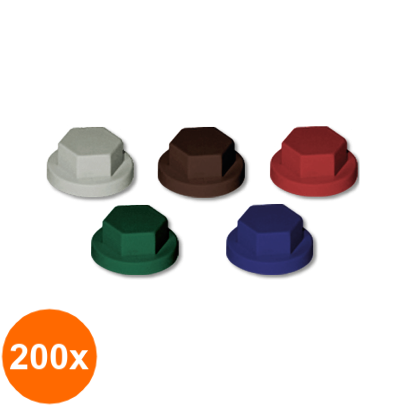 Set 200 x Capacele pentru Suruburi Cap Hex 8 Mm 10 Mm Otel-Hex8 R 9002