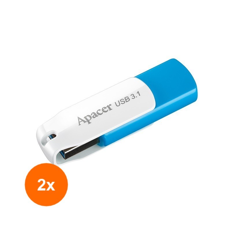 Set 2 x Memorie Flash USB3.1 32GB Ah357 Apacer