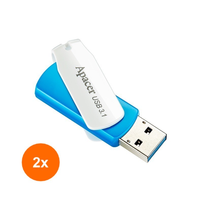 Set 2 x Memorie Flash USB3.1 16GB Ah357 Apacer