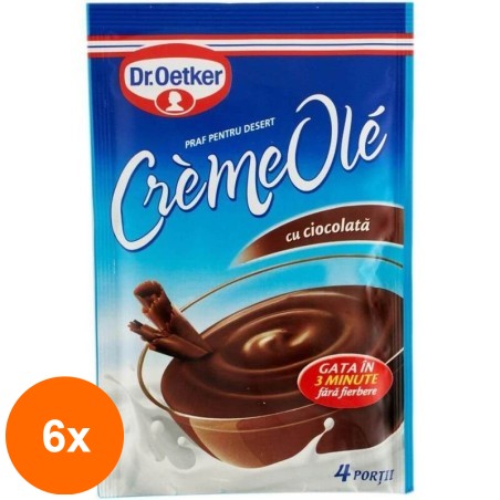 Set 6 x Creme Desert Ole Dr. Oetker Aroma Ciocolata 84 g...