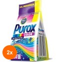 Set 2 x Detergent Pudra pentru Rufe Purox Color Universal 10 kg