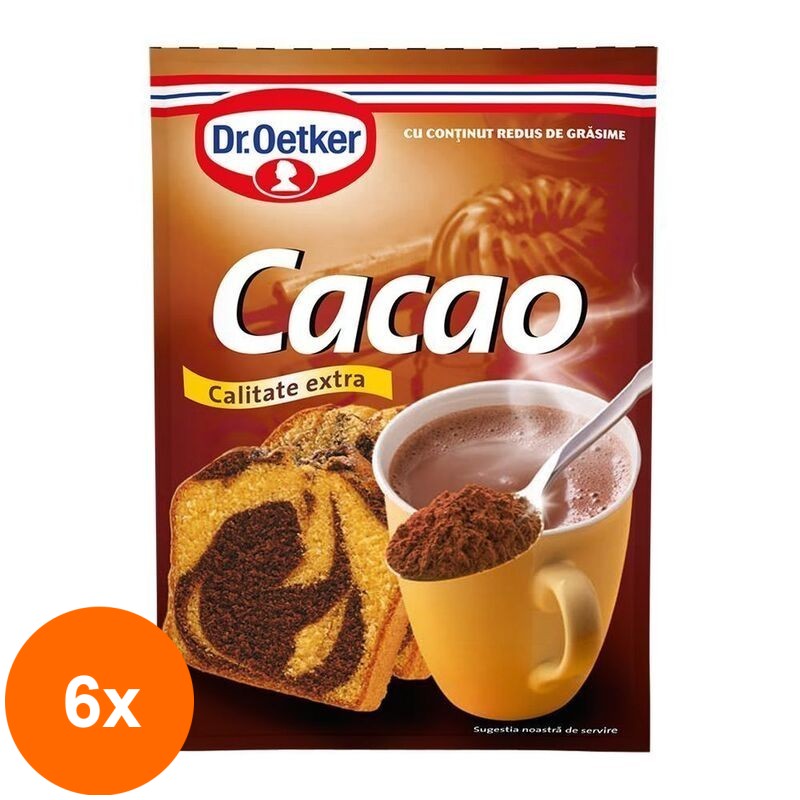 Set 6 x Cacao Dr. Oetker 50 g