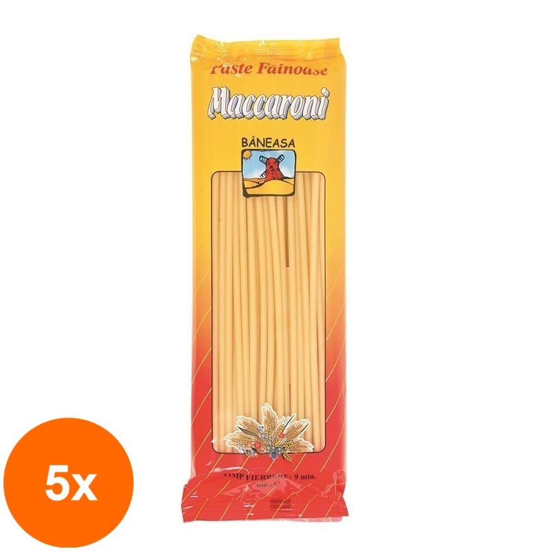 Set 5 x Paste Baneasa Maccaroni 500 g