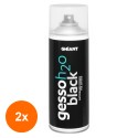 Set 2 x Spray Gesso Negru H2O Ghiant - 400 ml