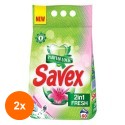 Set 2 x Detergent Automat Savex 2 in 1 Fresh, 60 Spalari, 6 Kg