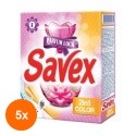 Set 5 x Detergent Automat Savex 300 g, 2 In 1 Color