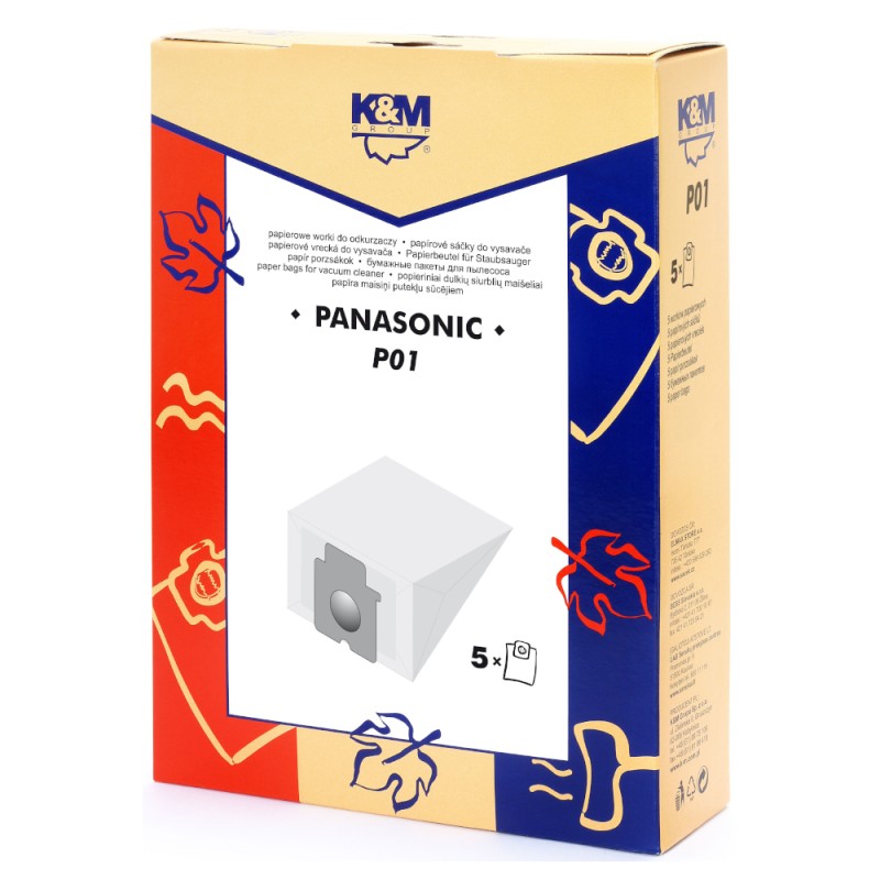 Sac Aspirator Panasonic C-2e, Hartie, 5 x Saci, K&M